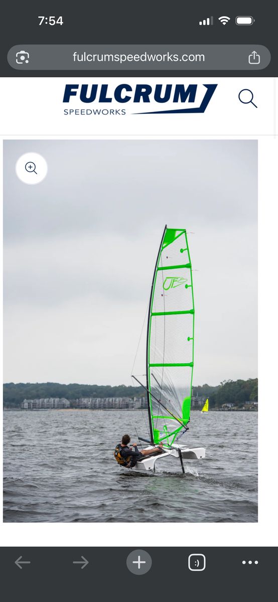 UFO Foiling Sailboat