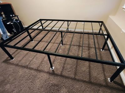 Queen Mattress and 18 inch bed frame.