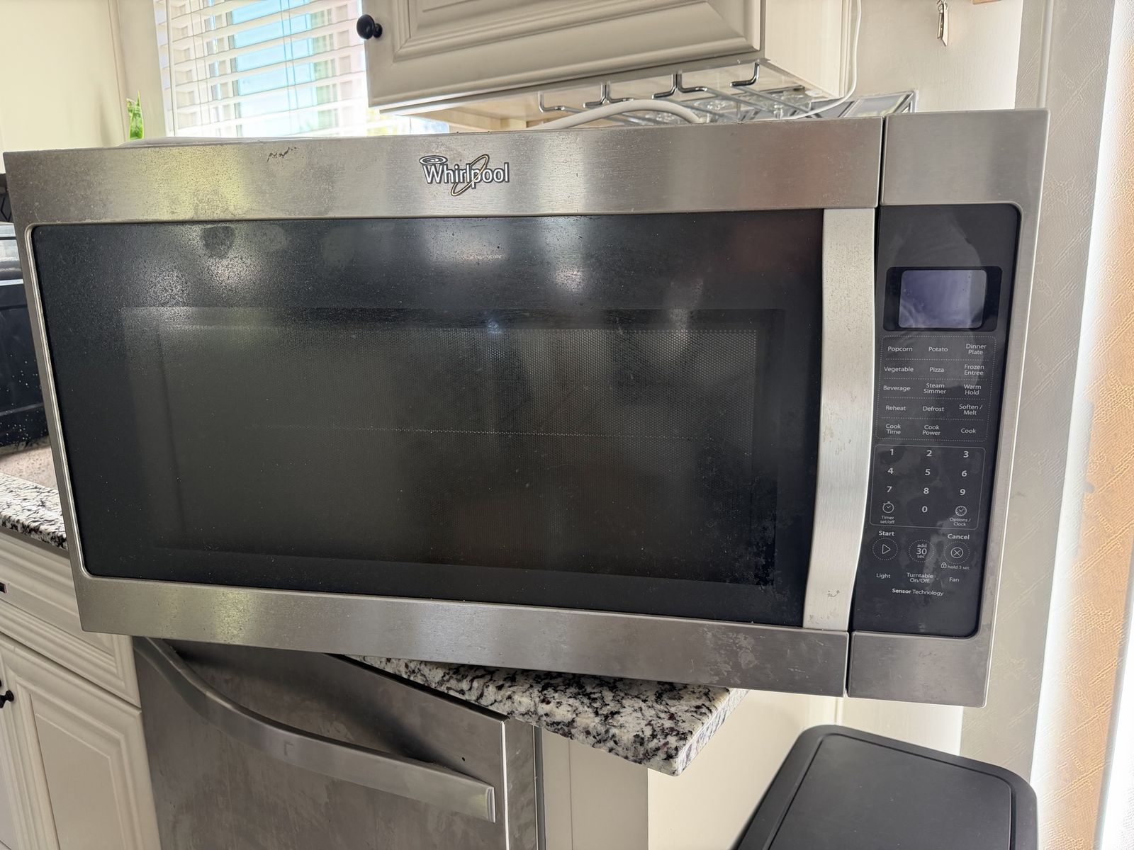 Whirlpool over-the-range microwave