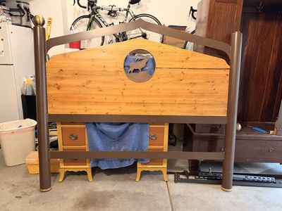 Wood/Metal headboard queen/king