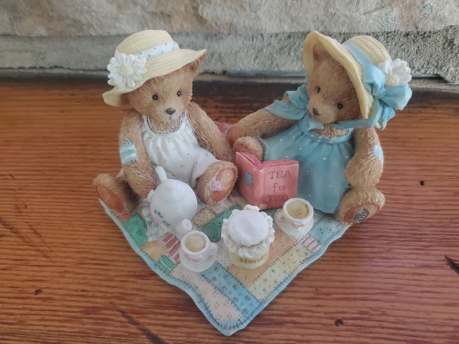 Cherished Teddies Freda and Tina 1992 Collectible