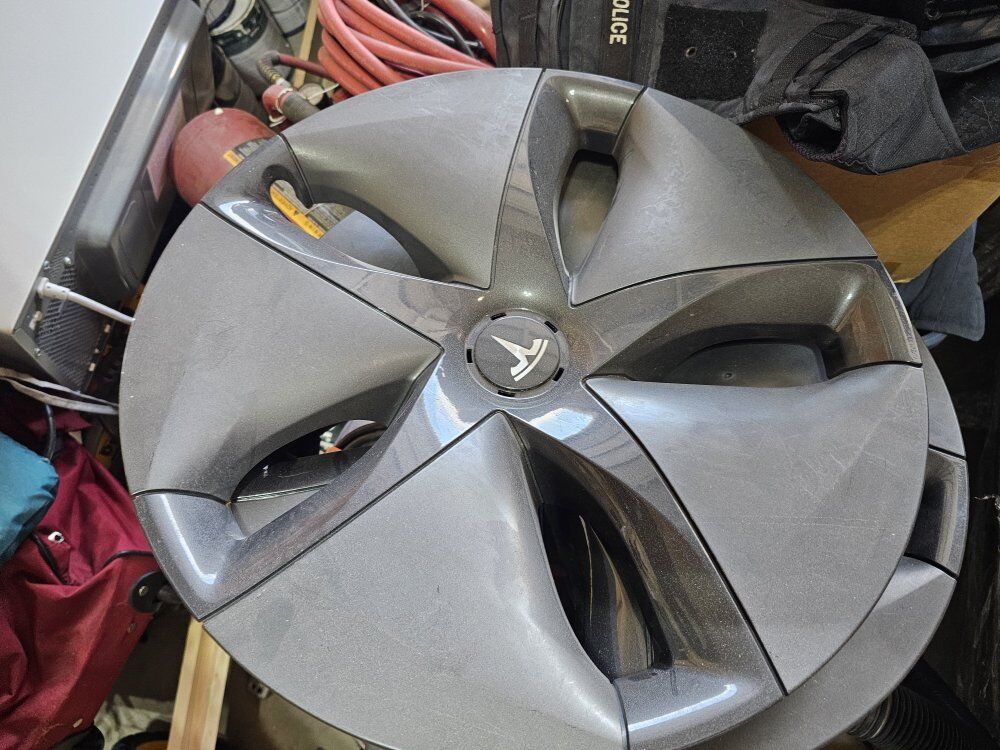 Set of 4 Tesla 18" hubcaps