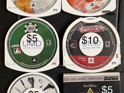 Psp Games Need For Speed, Nba,..