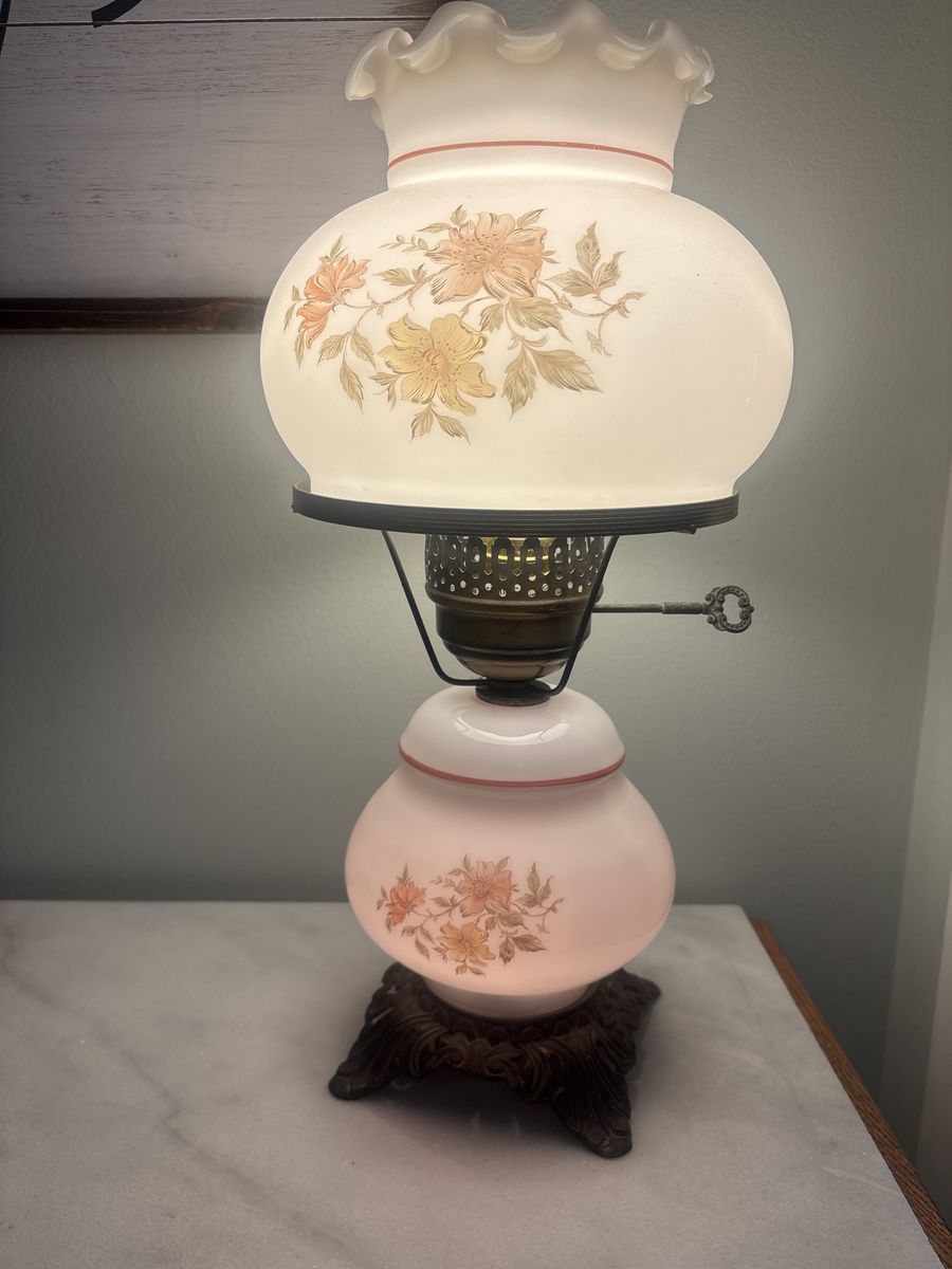 Vintage Hurricane Lamp