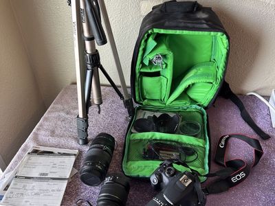 Canon EOS rebel T5 Package