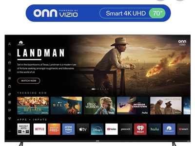 Onn Powered by Vizio 70" Smart 4K UHD TV with Wall Mount
