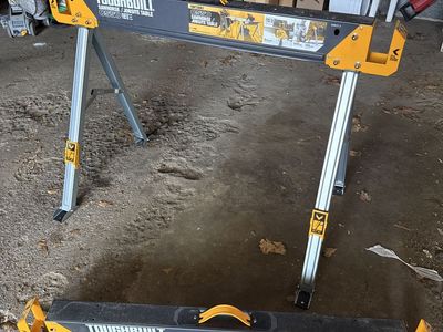 TOUGHBUILT C550 Sawhorse/Jobsite Table - Heavy Duty Portable Work Stand