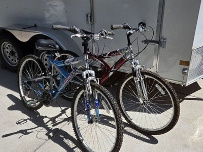 Next Power X 18-Speed Dual Suspension Mountain Bike - Blue/Silver