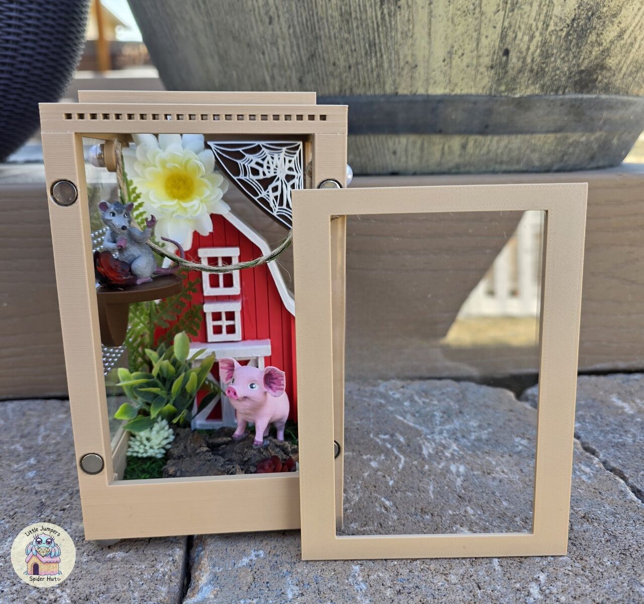 Custom Jumping Spider/Tarantula Sling Enclosures