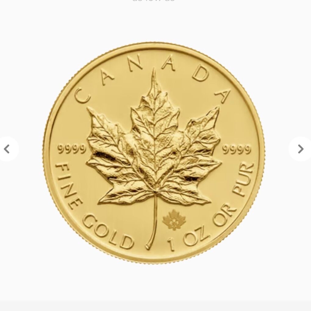 Killer Deal On 1 Oz Gold Maple Leaves