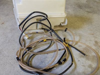 2006 Subaru STI intercooler sprayer tank and hoses
