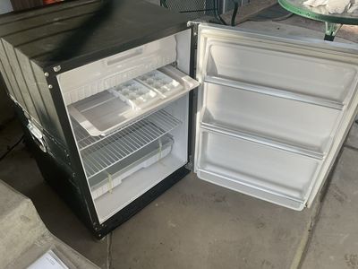 US Government Issue Heavy-Duty Compact Mini Refrigerator - Black