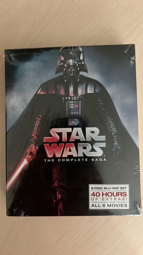 Three Star Wars DVD Movies Tape