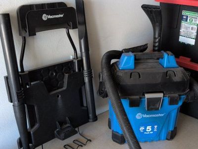 Vacmaster wall mount 5. horsepower 5 gallon remote vacuum
