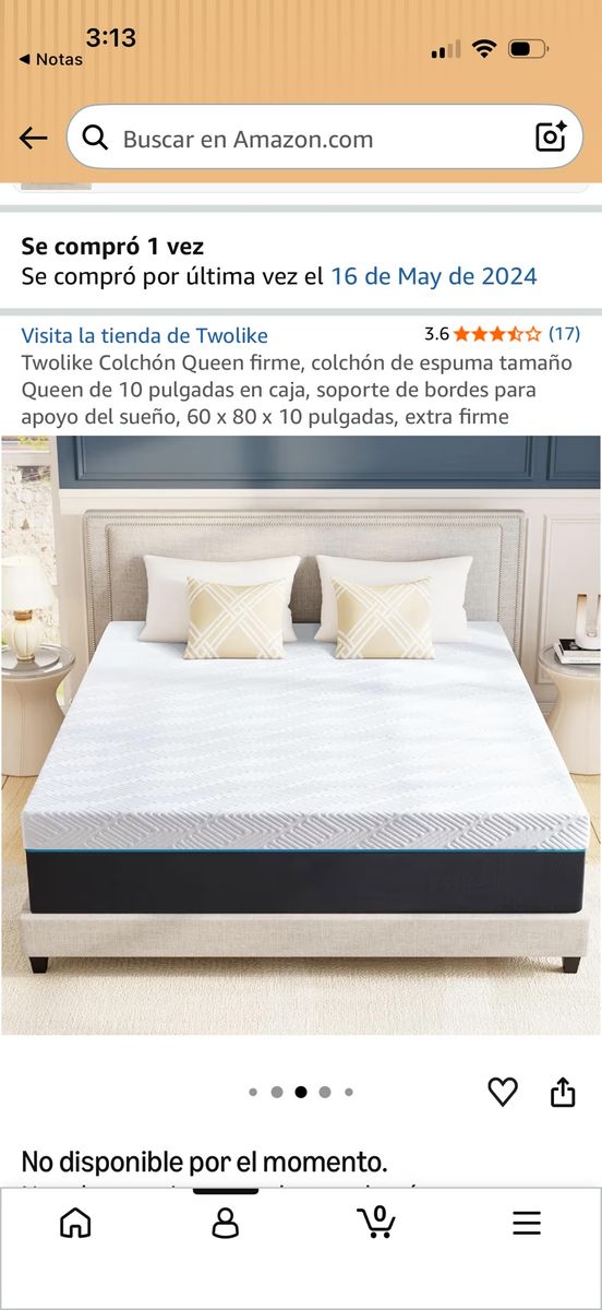 Twolike Queen 10" Firm Memory Foam Mattress - Bed-in-a-Box, Edge Support