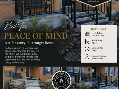Unsafe Deck Railing? Labor Day Sale – From $60/Ft Installed