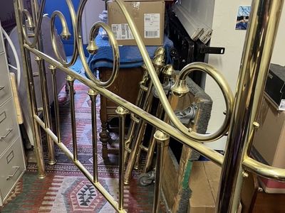 Vintage Queen Brass Bed frame