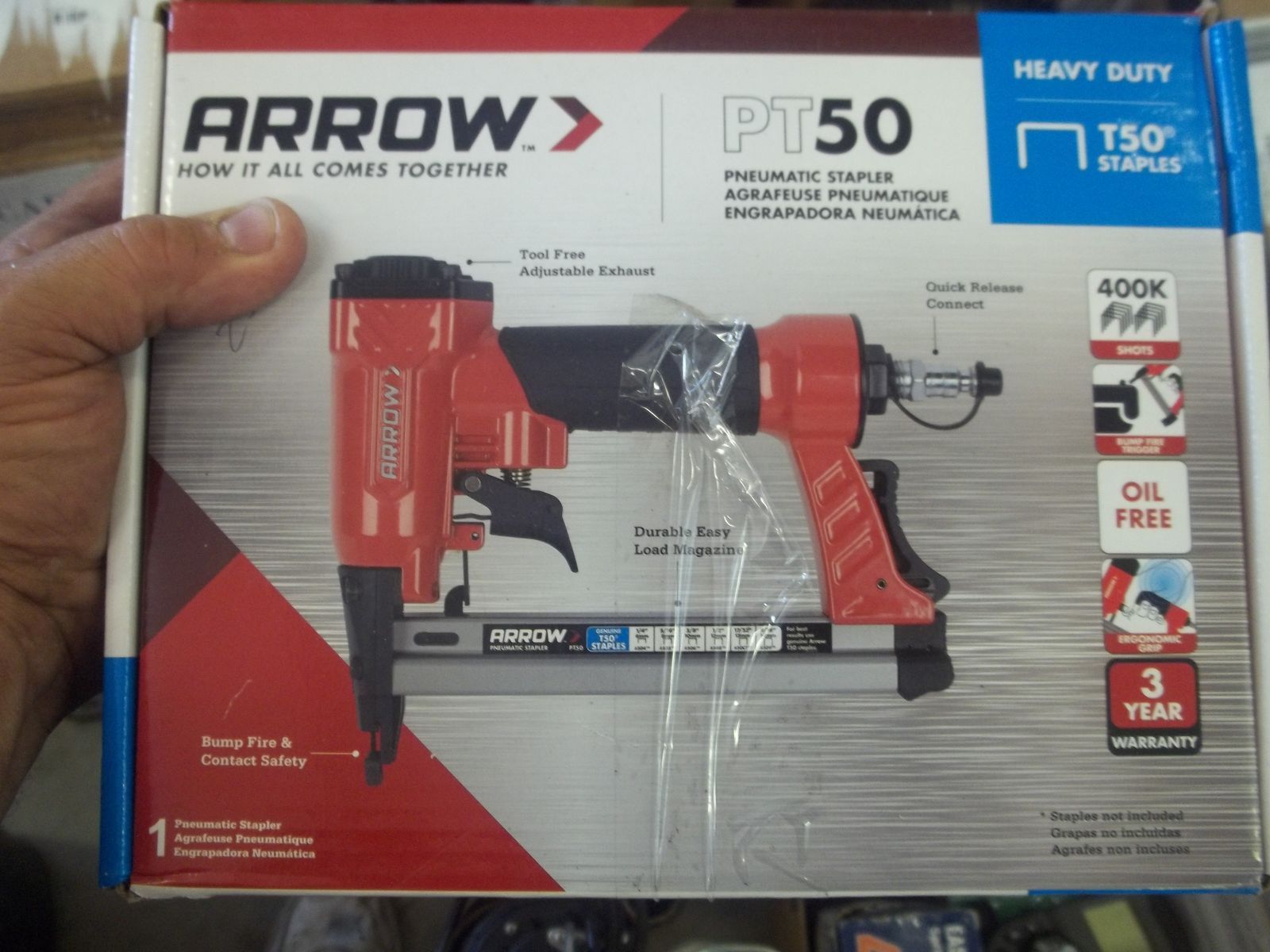 Arrow PT50 Pneumatic stapler