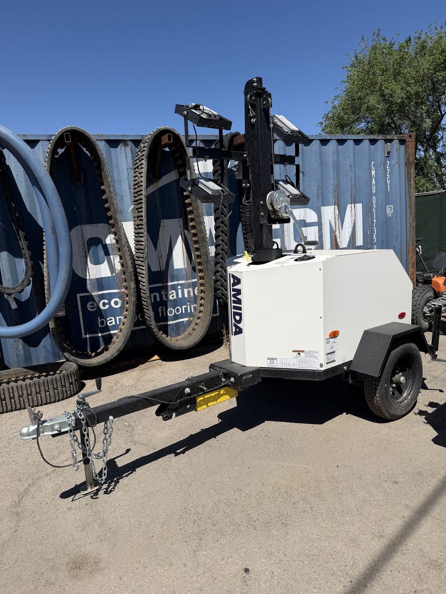 6KW Light Tower / Light Plant for Rent. On Board Power