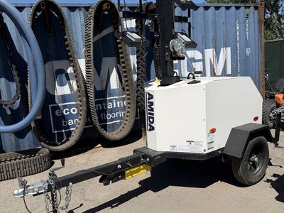 6KW Light Tower / Light Plant for Rent. On Board Power
