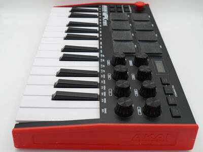 Akai MPK Mini 25-Key USB MIDI Keyboard Controller with Pads & Cable