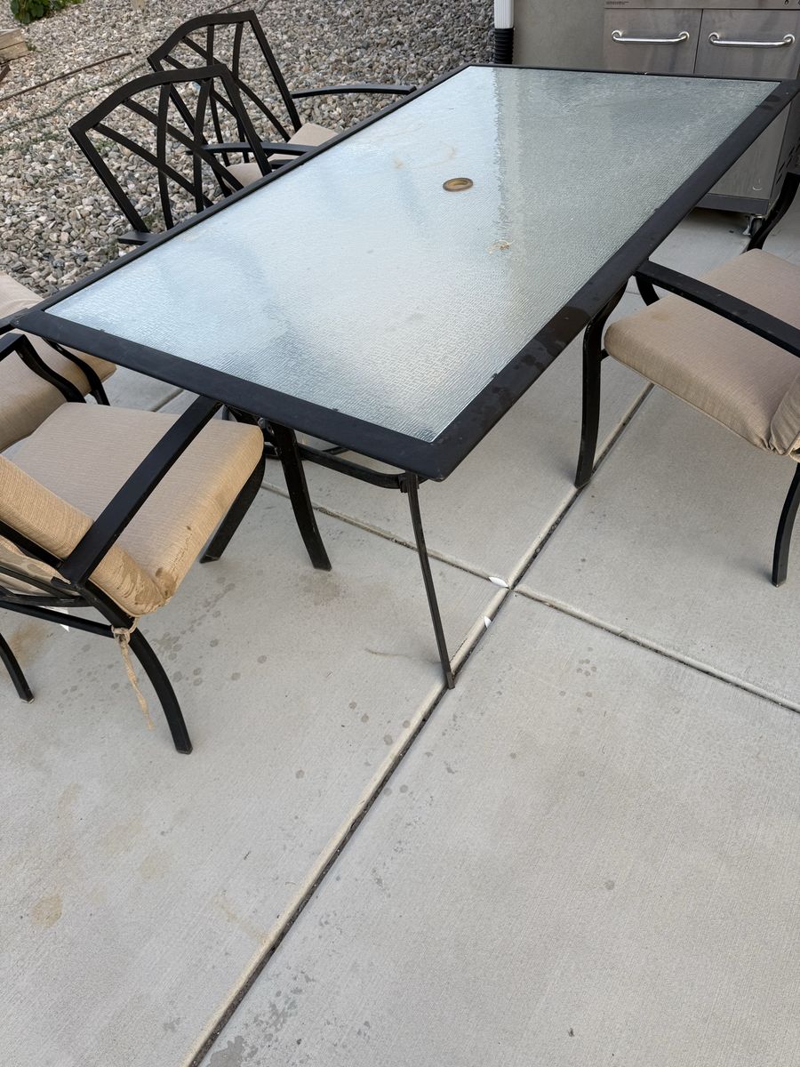 Outdoor Patio Dining Table Set
