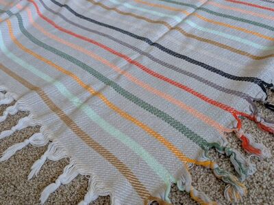 Turkish towel blanket (Slowtide 5ftx5ft)