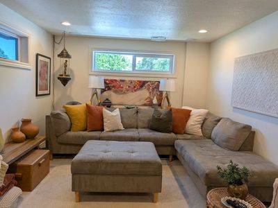 sectional and ottoman