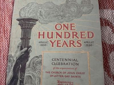 Vintage 100 years Centennial Celebration of LDS church