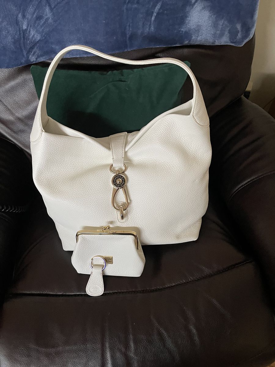 Dooney and bourke white handbag