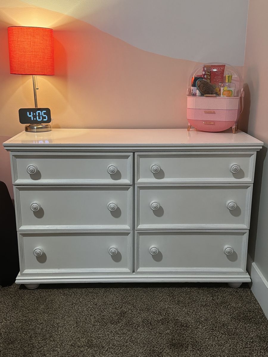 White dresser