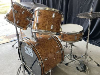 5 piece CB Drum Kit with NEW Low Volume Cymbals