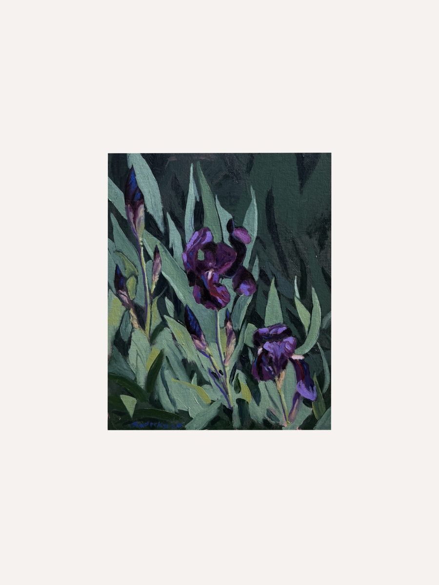 Iris painting