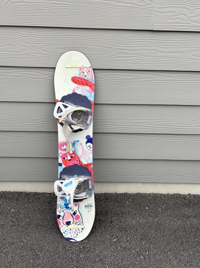 Burton Kids Snowboard 100 Chicklet + bindings