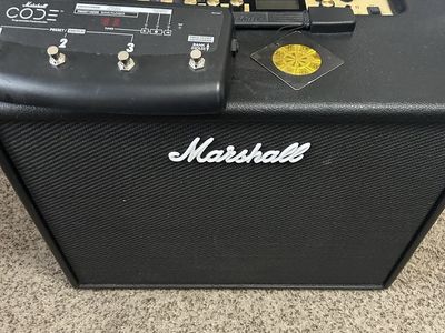Marshall CODE 50 1x12" 50-watt Combo Guitar Amplifier w/ Foot Controller