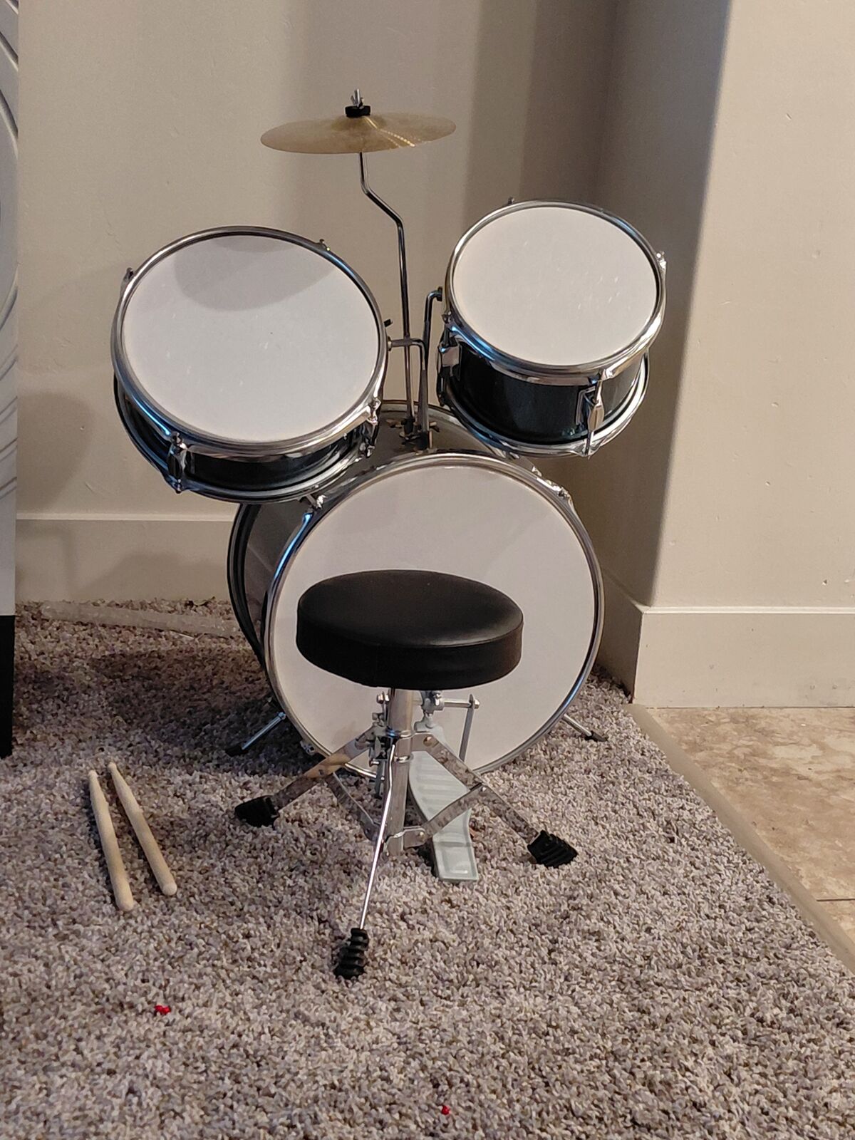 Kids drum set.