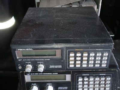 police scanners x2