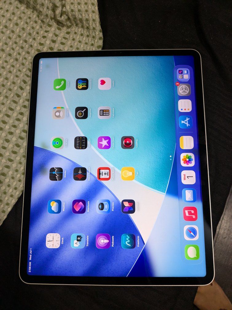 iPad pro 12.9 5th gen read