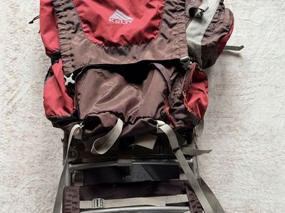 Kelty Trekker 65 External Frame Backpack Red/Brown 65L Hiking