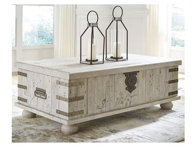 Carynhurst Coffee Table with Lift Top - Living Room Furniture Accent Piece - Action Home Furniture