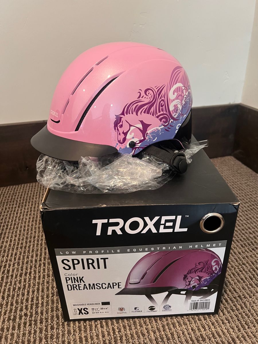 Troxel Youth Equestrian Helmet in box