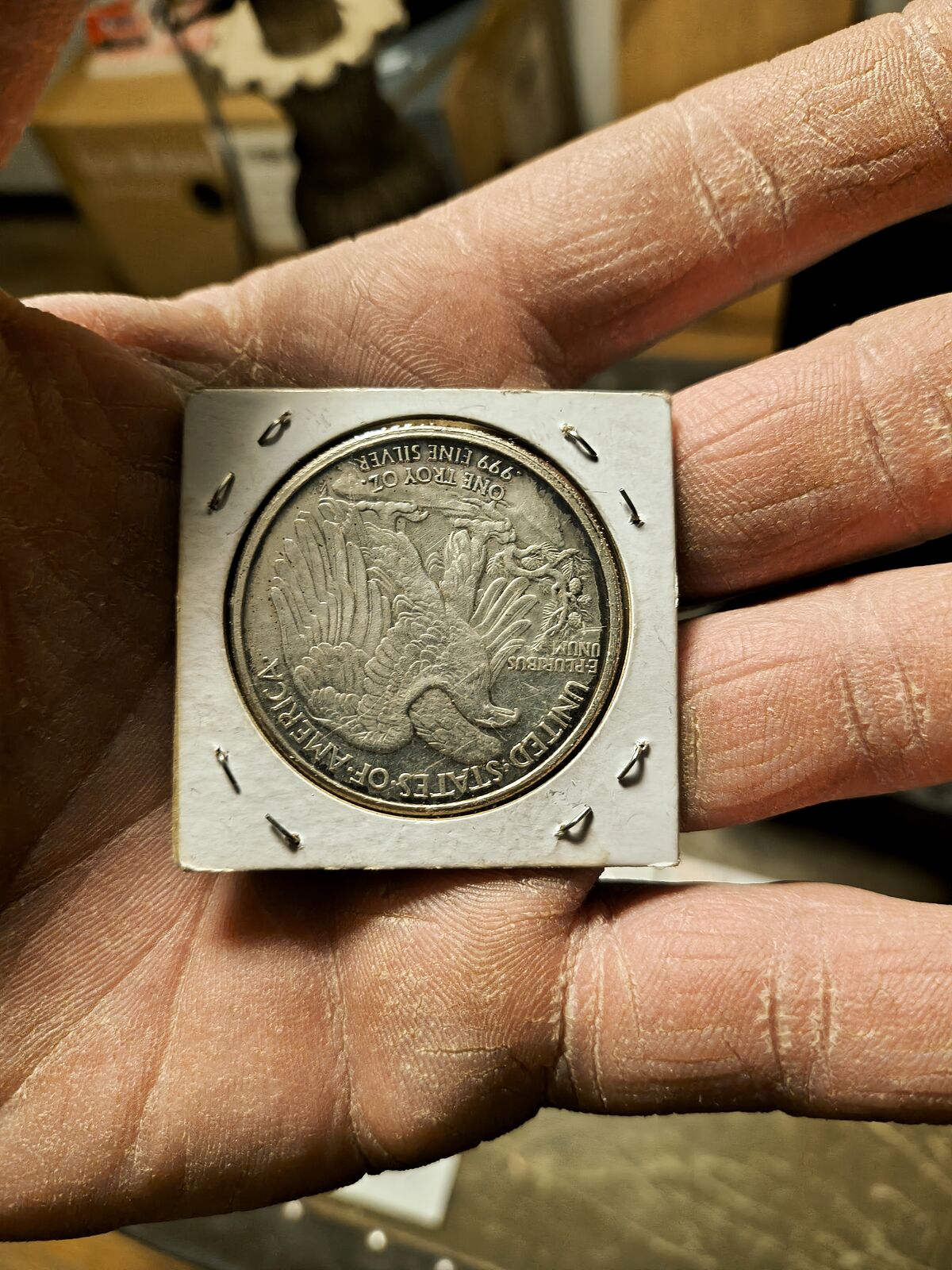 Walking liberty err no date