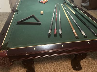 Pool table, beautiful vintage table with table tennis top