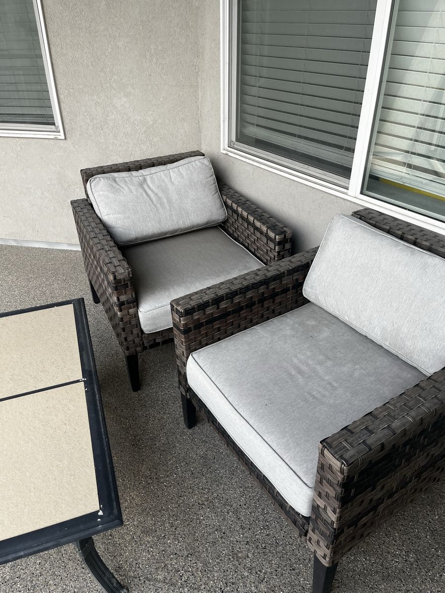 3 piece patio set