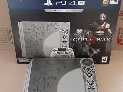 PS4 Pro 1TB “God of War” Limited Edition – Good Condition – Includes Games & Box