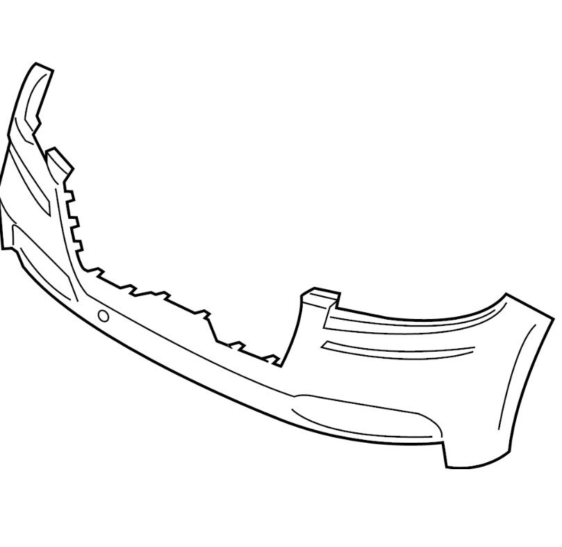 20-24 Lincoln Aviator Front Upper Bumper