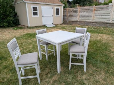 Square table with chairs