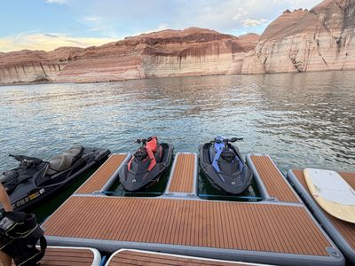 'Dock Holiday' Enhanced PWC Inflatable Dock (2 Port)