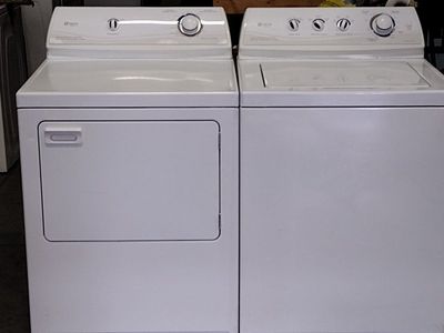 Matching Maytag White Top-Load Washer and Matching Electric Dryer Set