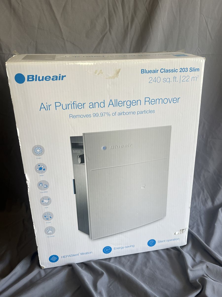 Blueair Classic 203 Slim Air Purifier HEPA 240 Sq Ft